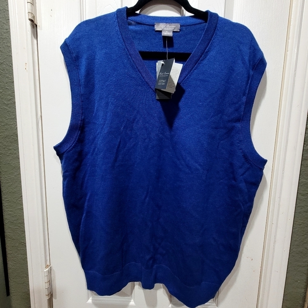 Men's Blue Sweater Vest